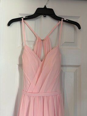 JJ's House Pink Chiffon Bridesmaid Dress NWT Size 2